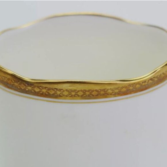 Coalport Elite Gold Bone China Set Made in England Cigarette Holder Two Ashtrays - Picture 10 of 14